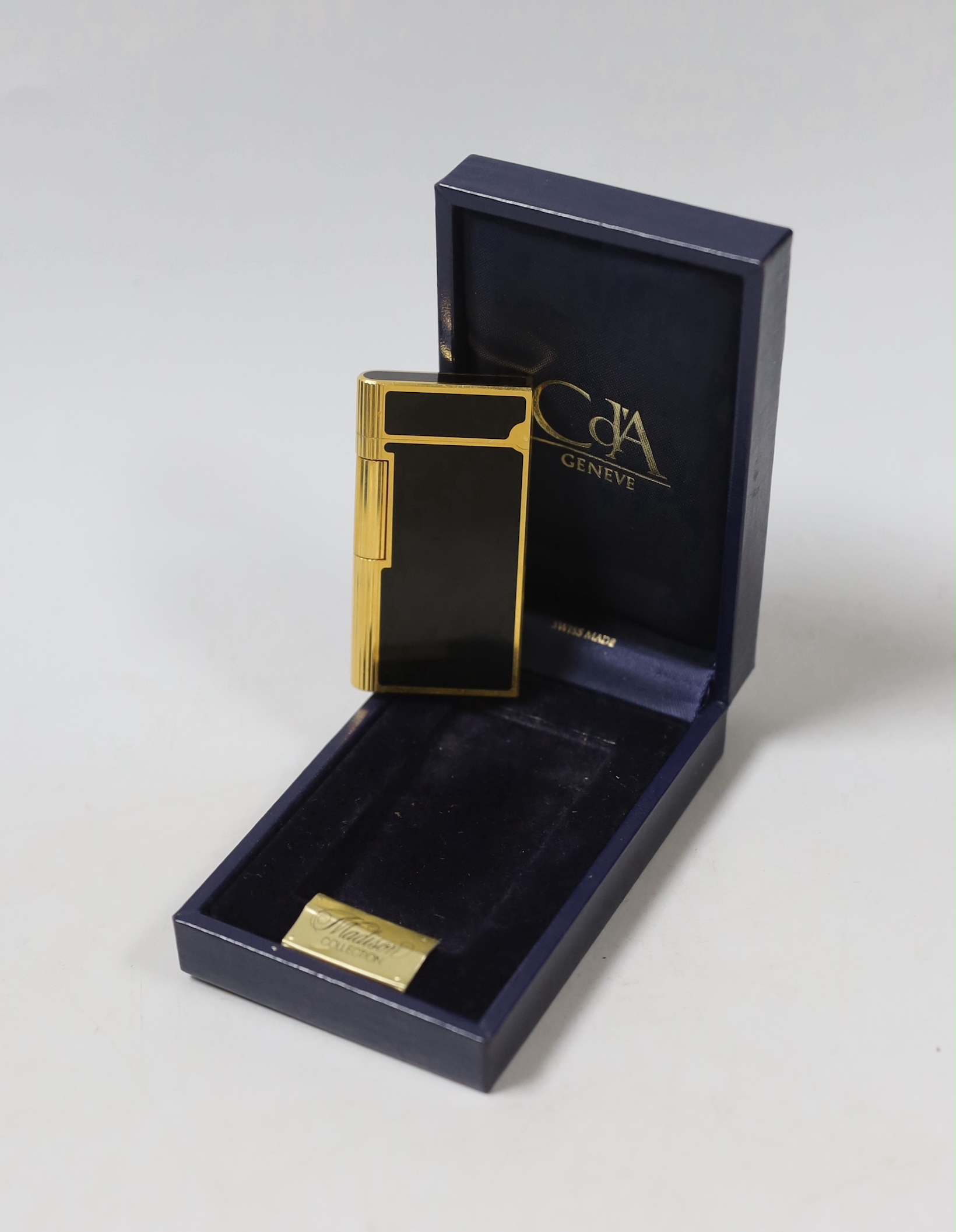 A boxed Caran d' Ache lighter